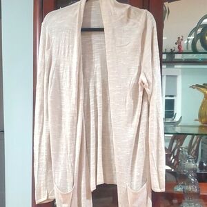 Chico's beige Cardigan size 2